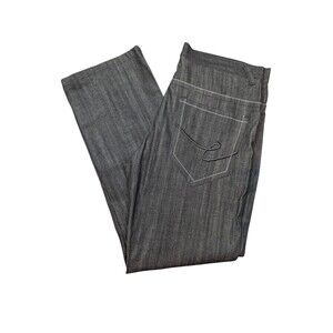 Vintage Five Elementz Jeans Mens Black Embroidered Y2K Hip Hop Tag 40X34